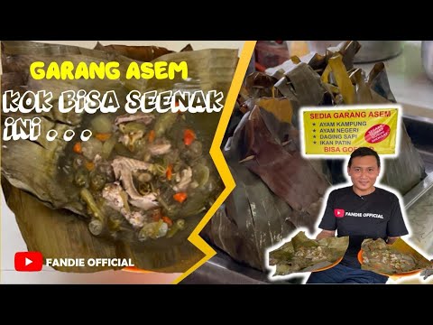 Harga Garang Asem Ayam Bungkus Daun Pisang