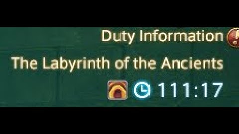 FFXIV Realm reborn alliance raid #1 The Labyrinth Of The Ancients