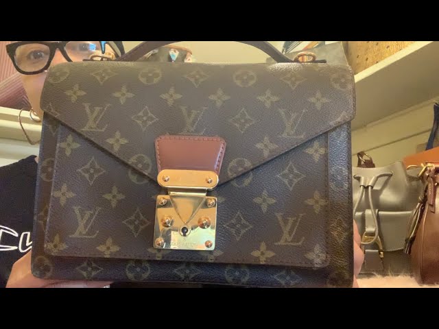 Why you should buy the Vintage Louis Vuitton Monceau  Vintage Designer Bag  review,Try on, What fits 