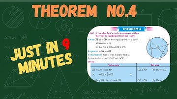 10th Class Math Chapter 9 Theorem 4 | Easy Urdu Explanation