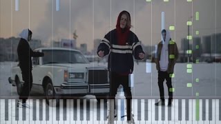 Vignette de la vidéo "PHARAOH - BLACK SIEMENS скр скр скр на пианино"