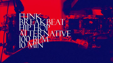 Free Drum Loops - Funk Breakbeat Hip Hop Alternative 100 BPM 10 min - Download