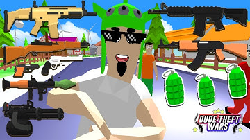 Dude Theft Wars All POWERFUL Weapons Full Unlocked Android Gameplay Walkthrough Part 215