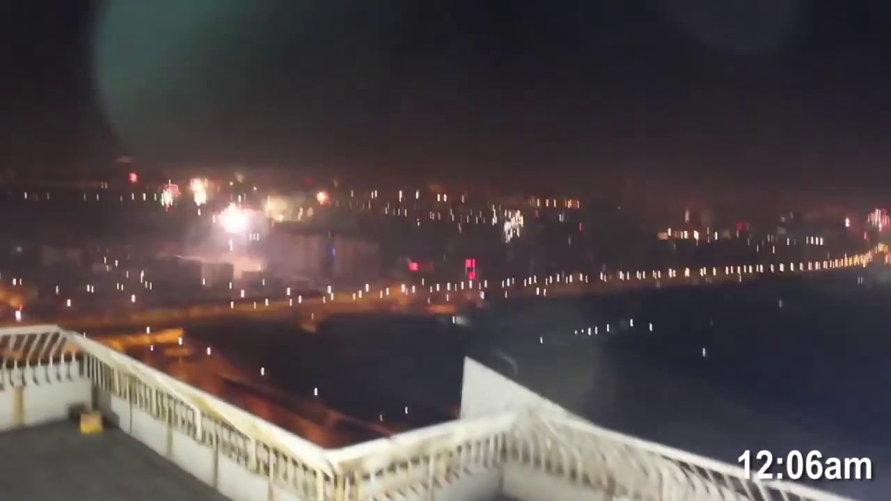 How Hawaiians celebrate New Year's with aerial fireworks saturation