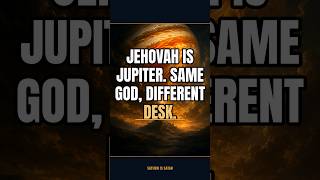 Jehovah is Jupiter. Same God, Different Desk. #shorts