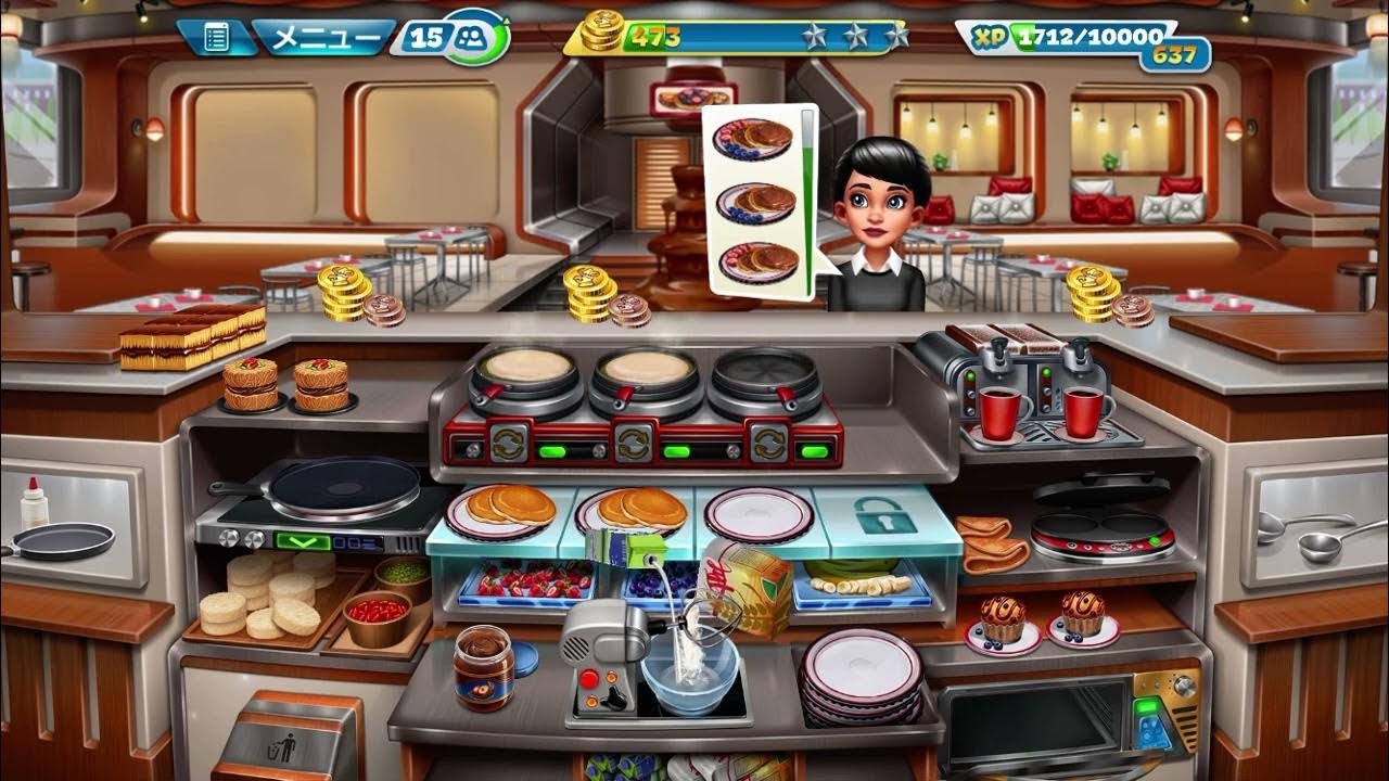 『クッキングフィーバー』無課金者必見！？パンケーキの裏返し The Flipping Pancake Level 40 『Cooking Fever』 YouTube