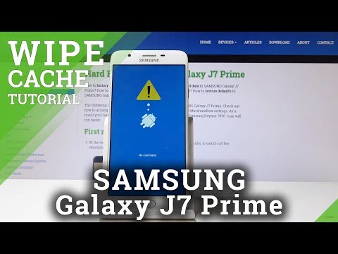 How to Format Cache in SAMSUNG Galaxy J7 Prime - Wipe Cache Partition