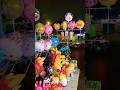 Jalan jalan ke pasar malam beli balon badut lucu pinggir jalan