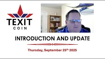 TexitCoin Intro and Update 09/25/25