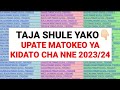 🔴NECTA MATOKEO YA KIDATO CHA NNE 2023 CSEE RESULTS NA QT MTIHANI WA MAARIFA....
