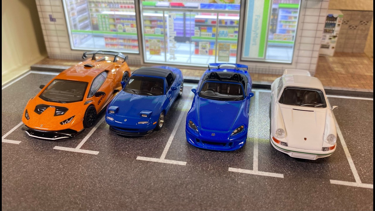 MINI GT OPENING! S2000, Huracan STO, 911 Carrera, Miata!
