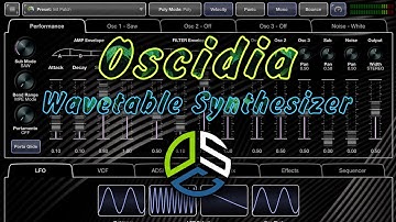 Oscidia for iOS - WaveTable Synthesizer - Pre-Release Preview