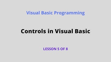 Controls in Visual Basic