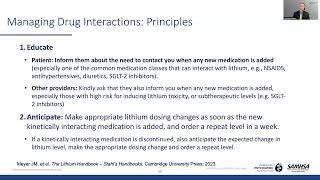 Lithium's Drug Interactions