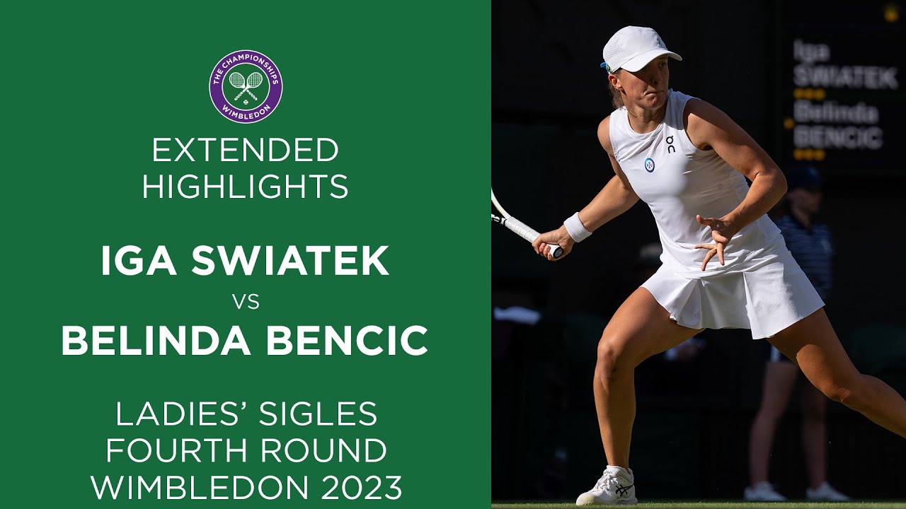Iga Swiatek vs Belinda Bencic | Fourth Round Extended Highlights | Wimbledon 2023
