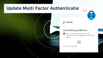 Update Multi Factor Authenticatie (MFA)