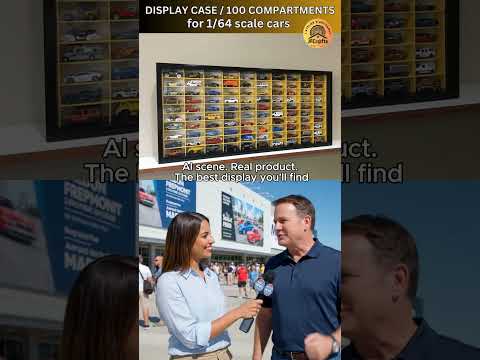 Display Case for 1/64 Diecast Cars (Hot Wheels,Matchbox) 100 Slots (Made in USA) #collectibles