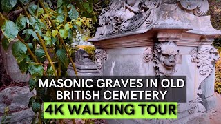 Secret Masonic Graves EXPOSED in Lisbon's Hidden Cemetery! 4K Walking Tour