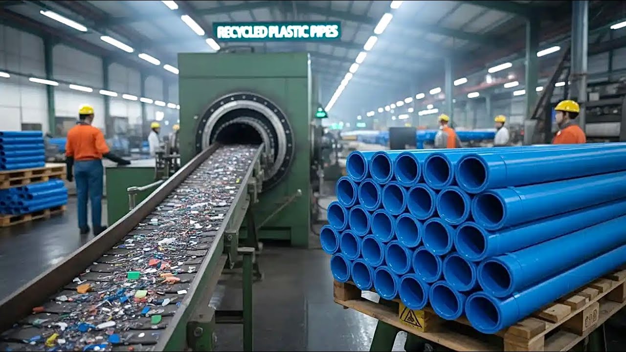 Incredible Manufacturing Process of Stainless Steel Pipes in Factory 