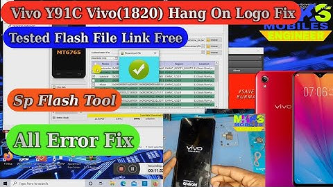 Vivo Y91C (Vivo1820) Hang On Logo Problem || vivo y91 Tested Flash File Link | Vivo Y91c Logo Fix