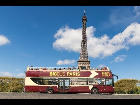 Passeio em ônibus panorâmico de turismo em Paris