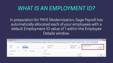 Sage Payroll (Micropay) - Change an employee