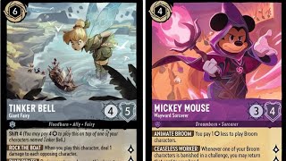 Emerald Steel Vs. Ruby Amethyst Disney Lorcana Starter Deck Game