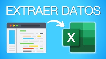 Extraer datos de CUALQUIER sitio web a Excel automáticamente