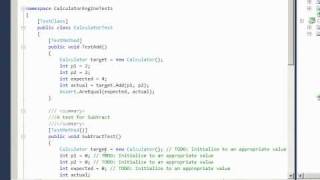 Generación de Unit Tests con Visual Studio 2010 y C# 4.0