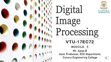 VTU DIP 17EC72 M5 L1 Introduction to Image Segmentation