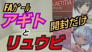 ｢開封だけ｣ﾌﾚｰﾑｱｰﾑｽﾞ･ｶﾞｰﾙ レティシア ﾘｭｳﾋﾞ &フレズヴェルク ルフス ｱｷﾞﾄ を開ける｢コトブキヤ｣
