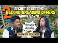 Secret to getting 2 record breaking offers above 72m within 2 months for orchard unit