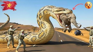 Đội Cứu Hộ Anh Hùng: Giải cứu con voi khỏi cú siết chết người của trăn khổng lồ