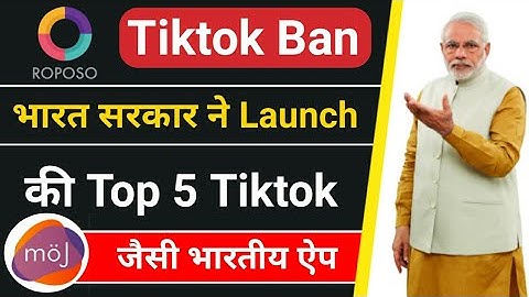 TikTok जैसा Top 5 और भारतीय ऐप है Moj | moj app | moj app kaise chalaye | moj app kaise use kare