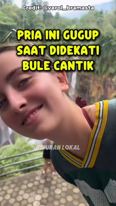 Pria Ini Gugup Saat Didekati Bule Cantik #reaksibule #bule #shorts