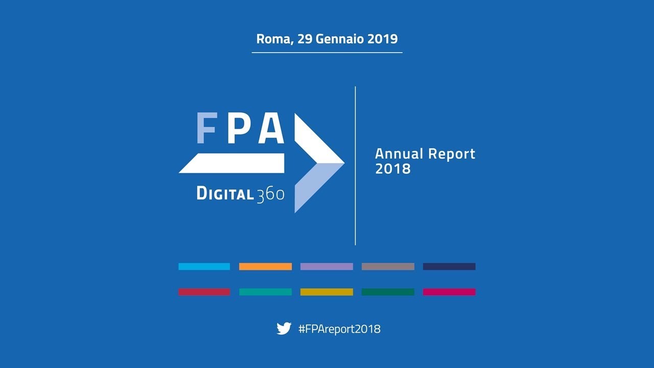 Presentazione Annual Report FPA 2018 - 29 gennaio 2019
