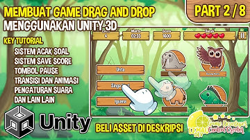 Tutorial Membuat Game Drag and Drop Mencocokan Nama Hewan Unity3D Part - 2/8