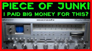 Marantz 2500 - Did I Over Pay? CAN IT BE SAVED? Vintage HiFi Stereo Receiver Repair & Restoration. by Vintage Audio Addict 20,256 views 1 year ago 26 minutes