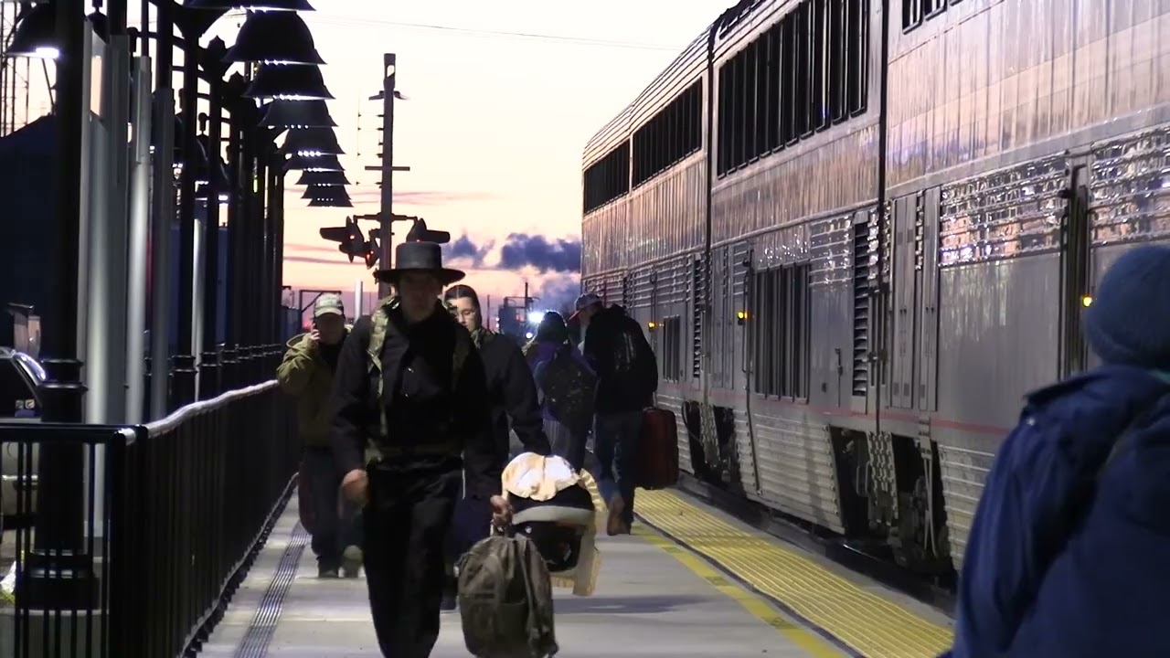 The Calif. Zephyr in FT. Morgan on 10DEC2025 (only 15 more days til Christmas!)