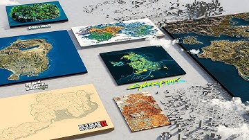 VIDEO GAME Map Size Comparison 2025