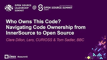 Who Owns This Code? Navigating Code Ownership from Inner to Open Source - Clare Dillon & Tom Sadler