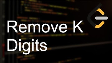 Leetcode 402 | Remove K digits | Python3