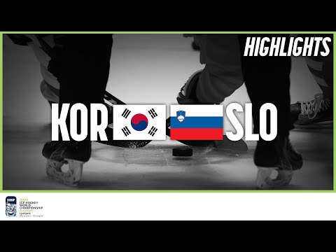 Highlights | Korea vs. Slovenia | 2022 IIHF Ice Hockey World Championship | Division I Group A