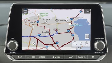 2019 Nissan Altima - Map Screen Overview (if so equipped)