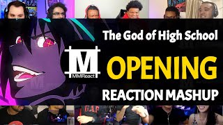 The God of High School Opening | Reaction Mashup