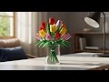 LEGO Botanicals Tulip Bouquet 11501 ❤️ Valentine’s Day Gift | DIY Flower Decor for Home & Office