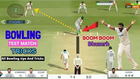 rc24 test match bowling Tricks