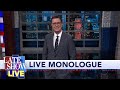 Sparks Fly At Third Dem Debate - Colbert's LIVE Monologue