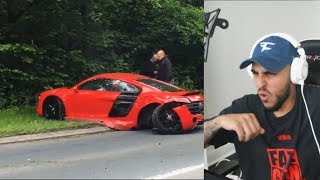 Reacting to EXOTIC CAR CRASHES (cringe af) by FaZe Rain 542,472 views 4 years ago 10 minutes, 6 seconds