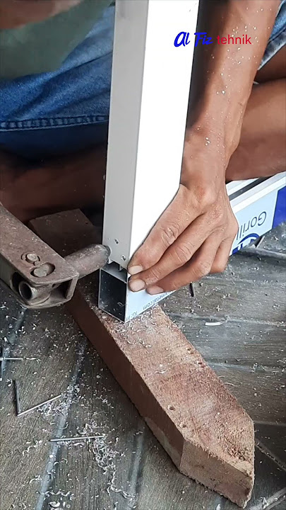 daun jendela aluminium mudah di buat